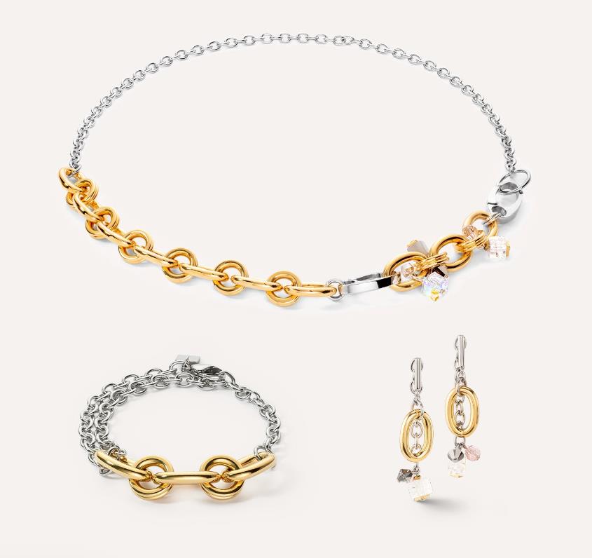 Collier Neptunes Treasure bicolor  EINZELSTÜCK!