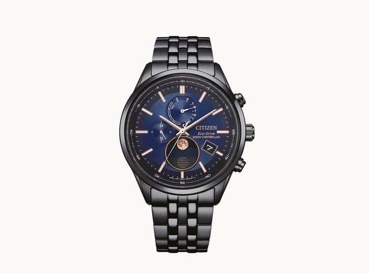BY1035-56L Funkuhr Eco-Drive mit Mondphase