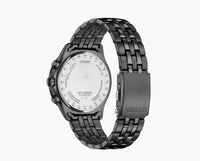 BY1035-56L Funkuhr Eco-Drive mit Mondphase