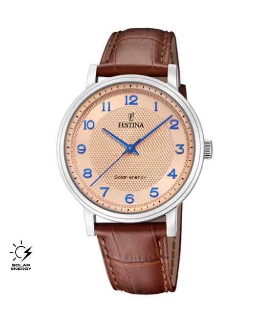 FESTINA HERREN STAHL ZIFF.ROSA